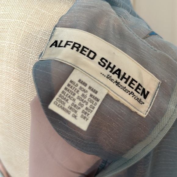 Excellent Condition Vintage Alfred Shaheen Painted Dress - Picture 8 of 17